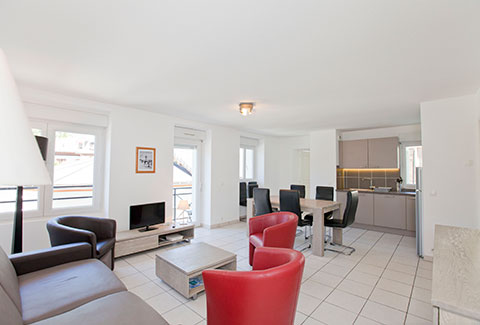 Apartment rental brides les bains 8 persons